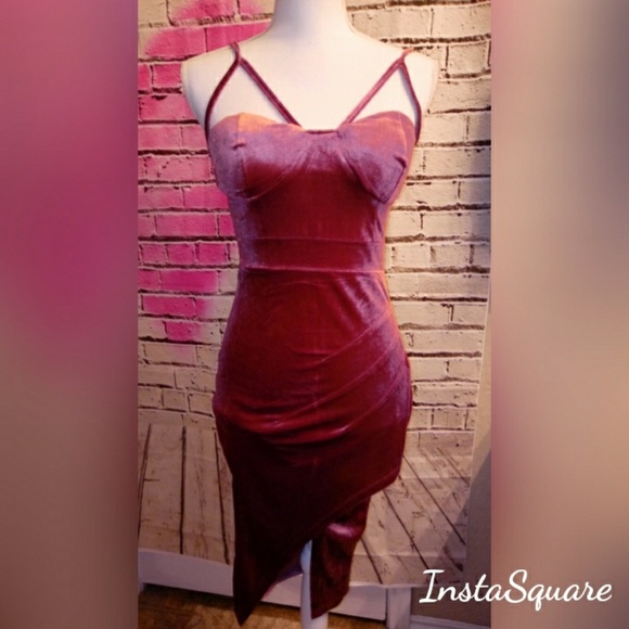 ⭐HP⭐Med Last One Beautiful Rose Pink Velveteen - Picture 3 of 4